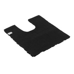 Коврик для туалета черный 50х50 см Fora Shiny (FOR-MCF-SHI50-50BK) - фото 2