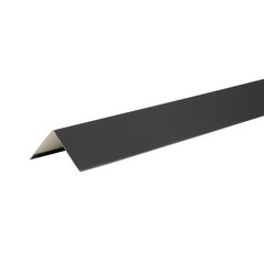 Изображение товара Угол наружный металлический полиэстер Технониколь Hauberk 1250 мм темно-серый RAL 7024