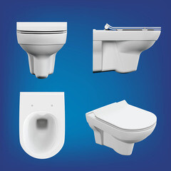 Унитаз подвесной Cersanit City безободковый с сиденьем дюропласт микролифт (S-MZ-CITY-COn-S-DL-w) - фото 7