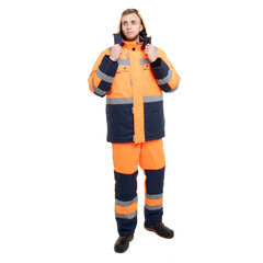 Костюм рабочий мужской утепленный Спрут Нордик 48-50 рост 182-188 см синий - фото 10