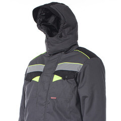 Костюм рабочий мужской утепленный Спрут Корвет 56-58 рост 182-188 см темно-серый - фото 6