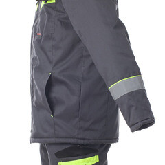 Костюм рабочий мужской утепленный Спрут Корвет 56-58 рост 182-188 см темно-серый - фото 2