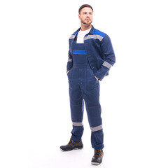 Костюм рабочий Спрут Енисей 52-54 рост 170-176 см темно-синий - фото 10