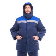 Куртка рабочая утепленная Спрут Бригадир 52-54 рост 170-176 см темно-синяя - фото 5