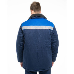 Куртка рабочая утепленная Спрут Бригадир 52-54 рост 170-176 см темно-синяя - фото 4