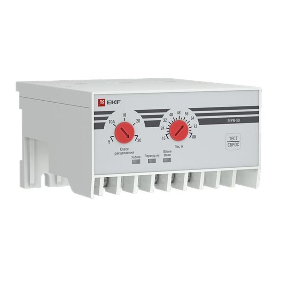 

Реле защиты двигателя EKF PROxima MPR (mpr-80) 250 В 80 А тип AC
