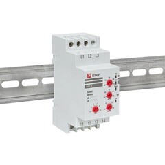 Реле контроля фаз EKF PROxima 500 В 8 А тип AC (rkf-8) - фото 4