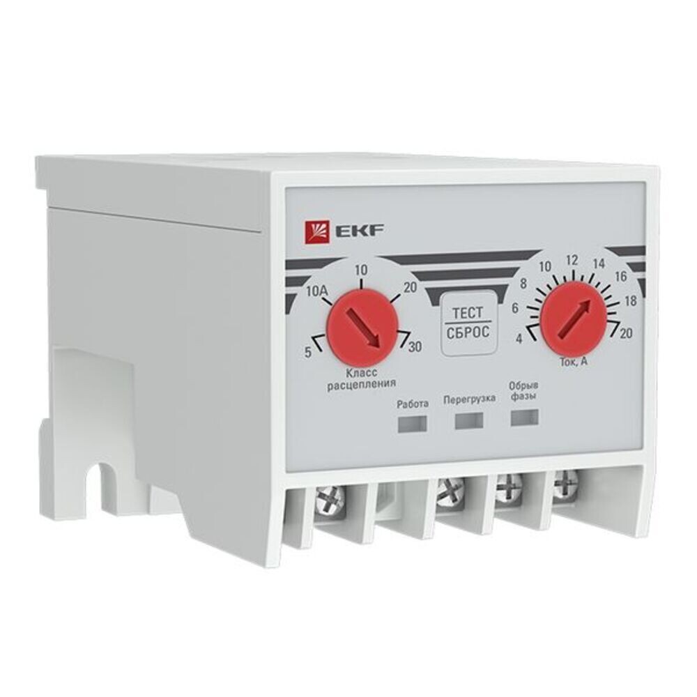 

Реле защиты двигателя EKF PROxima MPR (mpr-20) 250 В 20 А тип AC