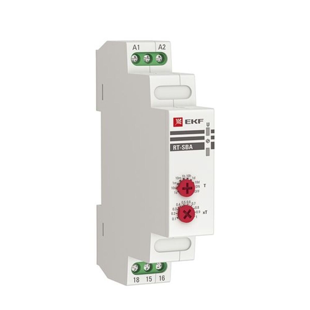 

Реле времени EKF PROxima RT-SBA (rt-sba-12-240) 240 В 8 А тип AC/DC