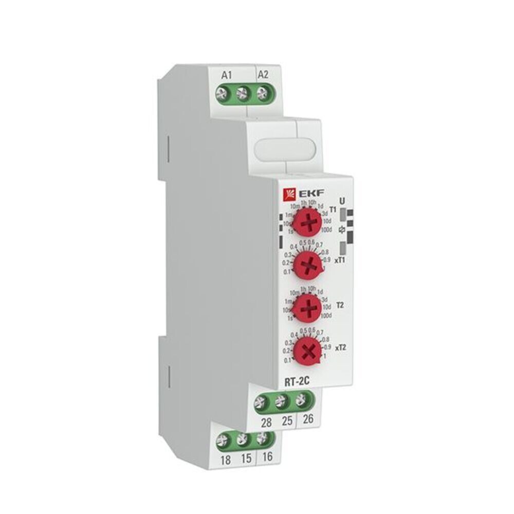

Реле времени EKF PROxima RT-2C (rt-2c) 240 В 8 А тип AC/DC