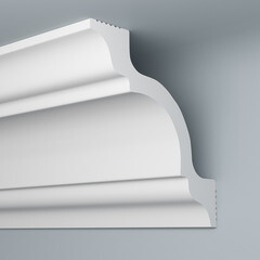 Плинтус потолочный из пенополистирола 150х150х2000 мм Плинтэкс I 150/150 - фото 1