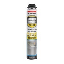 Клей для дерева и кирпича профессиональный Soudal Soudabond Turbo 750 мл