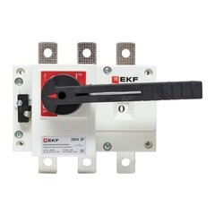 Выключатель нагрузки EKF PowerSwitch 3P 250А 400-690 В на монтажную плату (psds-250-3) - фото 4