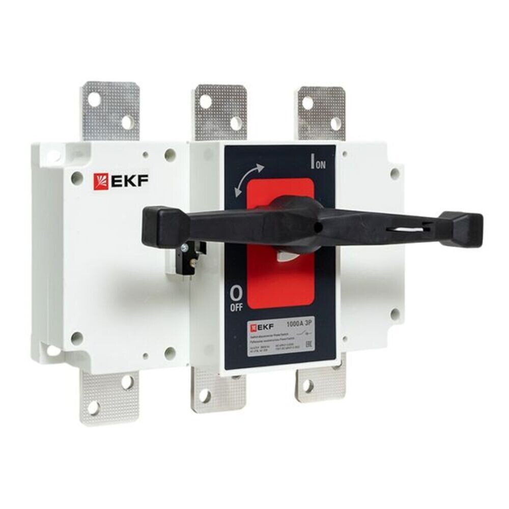Изображение товара Выключатель нагрузки EKF PowerSwitch 3P 1000А 400-690 В монтаж на плату
