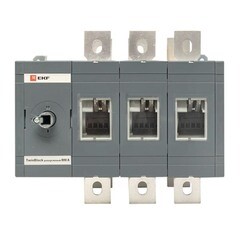 Выключатель-разъединитель EKF TwinBlock 3P 800А 400-690 В на монтажную плату (tb-s-800-3p-rev) - фото 2
