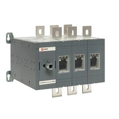 Изображение товара Выключатель-разъединитель EKF TwinBlock 3P 630А 400-690 В на монтажную плату (tb-s-630-3p-rev)