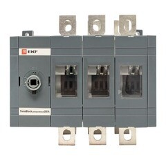 Выключатель-разъединитель EKF TwinBlock 3P 200А 400-690 В на монтажную плату (tb-s-200-3p-rev) - фото 3