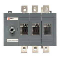 Выключатель-разъединитель EKF TwinBlock 3P 160А 400-690 В на монтажную плату (tb-s-160-3p-rev) - фото 2