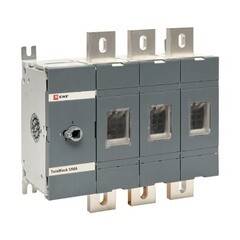 Выключатель-разъединитель EKF TwinBlock 3P 1250А 400-690 В на монтажную плату (tb-s-1250-3p) - фото 1