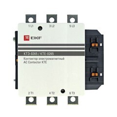 Контактор EKF PROxima КТЭ 230 В 265 А тип AC 1НО (ctr-b-265) - фото 2