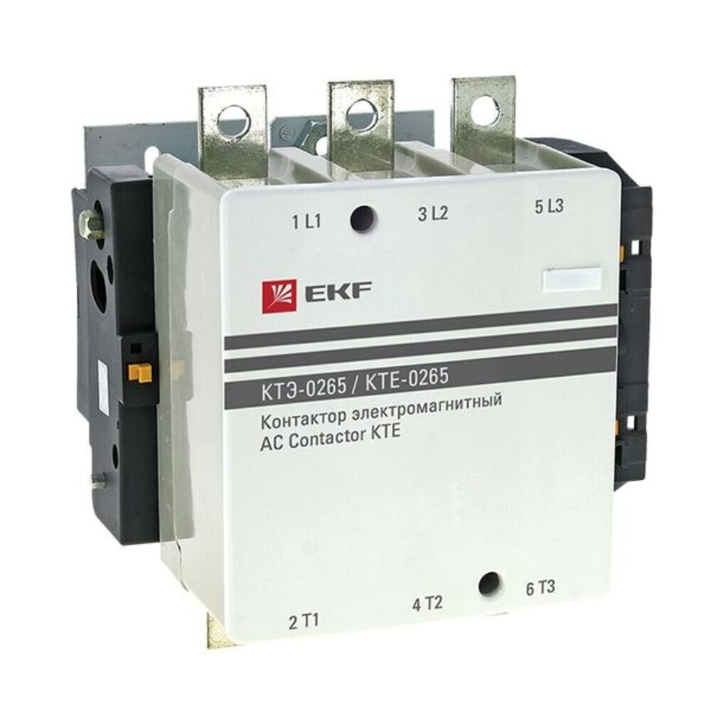 

Контактор EKF PROxima КТЭ (ctr-b-265) 230 В 265 А тип AC NO