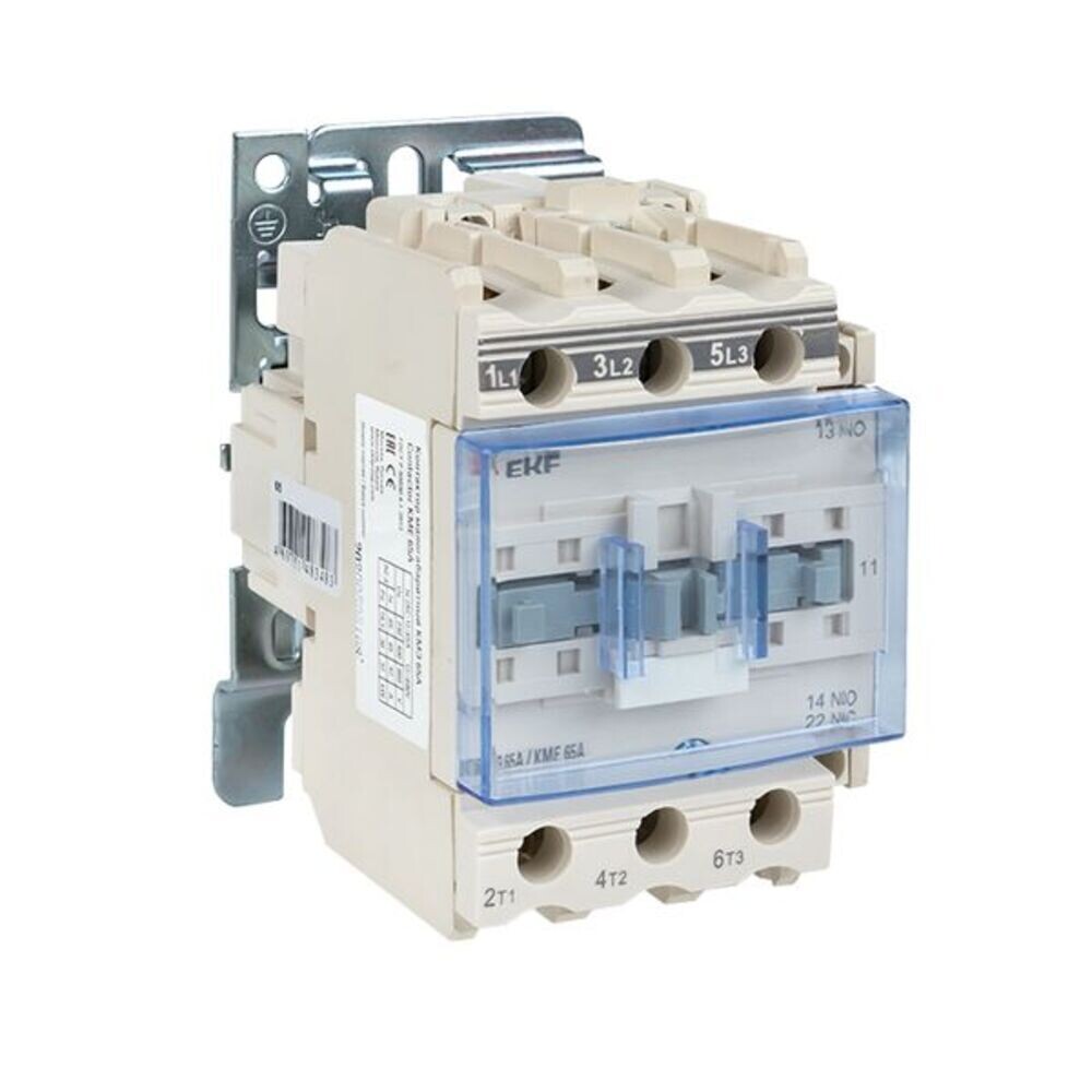 

Контактор EKF PROxima КМЭ (ctr-s-65-220) 220 В 65 А тип AC NO+NC малогабаритный