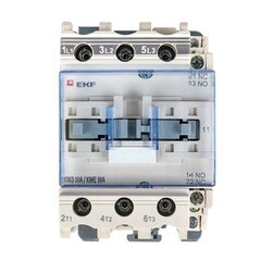 Контактор малогабаритный EKF PROxima КМЭ 220 В 50 А тип AC 1НО+1НЗ (ctr-s-50-220) - фото 2