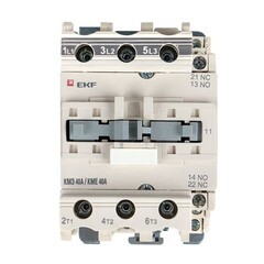 Контактор малогабаритный EKF PROxima КМЭ 380 В 40 А тип AC 1НО+1НЗ (ctr-s-40-380) - фото 4
