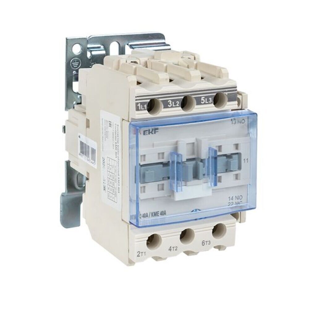 

Контактор EKF PROxima КМЭ (ctr-s-40-380) 380 В 40 А тип AC NO+NC малогабаритный