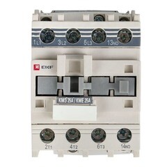 Контактор малогабаритный EKF PROxima КМЭ 380 В 25 А тип AC 1НО (ctr-s-25-380) - фото 3