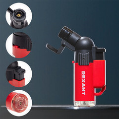 Зажигалка Rexant GT-10 с пьезоподжигом заправляемая (12-0010-1) - фото 3