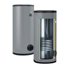 Водонагреватель накопительный Gekon Inox B01 косвенного нагрева 150 л 30 кВт напольный вертикальный - фото 2