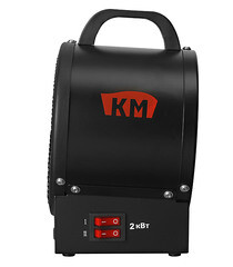 Пушка тепловая электрическая 2 кВт КМ HF2000A прямого нагрева - фото 5