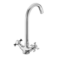 Смеситель для кухни Corsa Deco Open L хром с высоким изливом двухвентильный (1010680) - фото 6