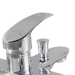 Смеситель для ванны Corsa Deco Wave L хром однорычажный c коротким изливом с лейкой (1010685) - фото 9