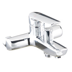 Смеситель для ванны Esko Lagos хром однорычажный с коротким изливом без лейки (LG 54) - фото 1