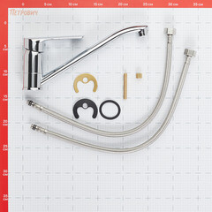 Смеситель для кухни и раковины Esko Lagos хром однорычажный (LG 05) - фото 2