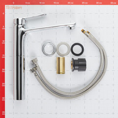 Смеситель для раковины Esko Saint-Petersburg хром однорычажный (SPb 25) - фото 2