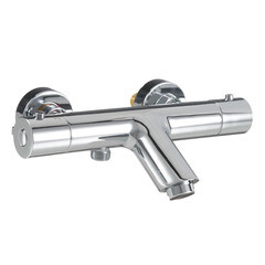 Смеситель для ванны Esko Mikros хром термостатический с коротким изливом без лейки (T3054)