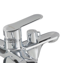 Смеситель для ванны Tokito Kanda хром однорычажный с коротким изливом с лейкой (TOK-KAN-1014) - фото 8