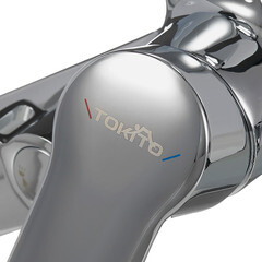 Смеситель для ванны Tokito Kanda хром однорычажный с коротким изливом с лейкой (TOK-KAN-1014) - фото 7