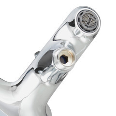 Смеситель для ванны Tokito Kanda хром однорычажный с коротким изливом с лейкой (TOK-KAN-1014) - фото 6