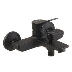 Смеситель для ванны AM.PM X-Joy черный однорычажный с коротким изливом без лейки (F85A10022)