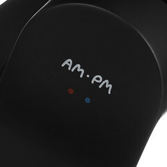 Смеситель для ванны AM.PM X-Joy черный однорычажный с коротким изливом без лейки (F85A10022) - фото 6