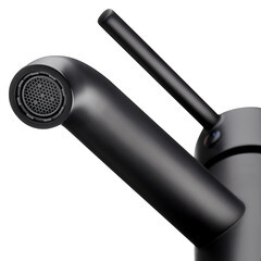 Смеситель для раковины Damixa Scandinavian Pure однорычажный черный (360210300) - фото 5