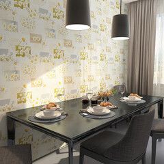 Обои вспененный винил на бумажной основе Sonet Ромашки 901302 (0,53х10 м) - фото 3