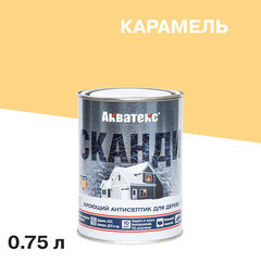 Изображение товара Антисептик Акватекс Сканди кроющий декоративный для дерева карамель 0,75 л