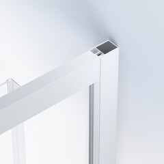 Душевая дверь Domani-Spa DoorCube стекло прозрачное 100х190 см профиль белый 5 мм раздвижная (DS04DCb100L0Cl00.W) - фото 5