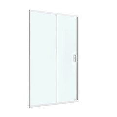 Душевая дверь Domani-Spa DoorCube стекло матовое 120х190 см профиль белый 5 мм раздвижная (DS04DCb120L0M00.W) - фото 1