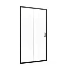 Душевая дверь Domani-Spa DoorCube стекло прозрачное 110х190 см профиль черный 5 мм раздвижная (DS04DCb110L0Cl00.Gt-Black) - фото 1